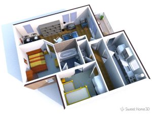 تحميل برنامج تصميم منزلك ثلاثي الابعاد Download Sweet Home 3d 2014